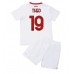 Billige AC Milan Theo Hernandez #19 Bortetrøye Barn 2022-23 Kortermet (+ korte bukser)